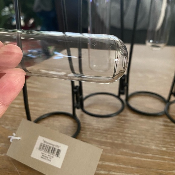 Bloomingville Metal and Glass Bud Vase Adjustable. - Picture 7 of 7